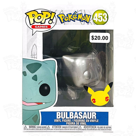 Pokemon Bulbasaur (#453) 25Th Anniversary Funko Pop Vinyl
