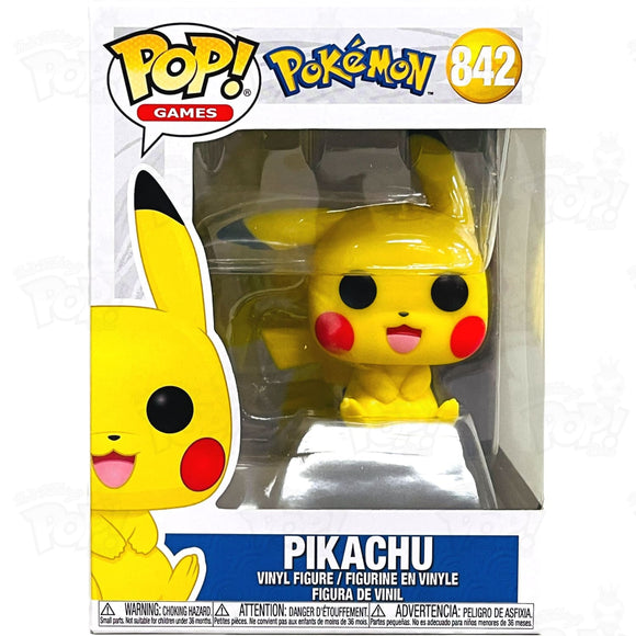 Pokemon Pikachu Sitting (#842) Funko Pop Vinyl