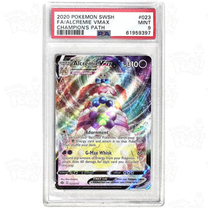 Pokemon Tcg: Alcremie Vmax Champions Path 23/73 Psa 9 #1 Trading Cards