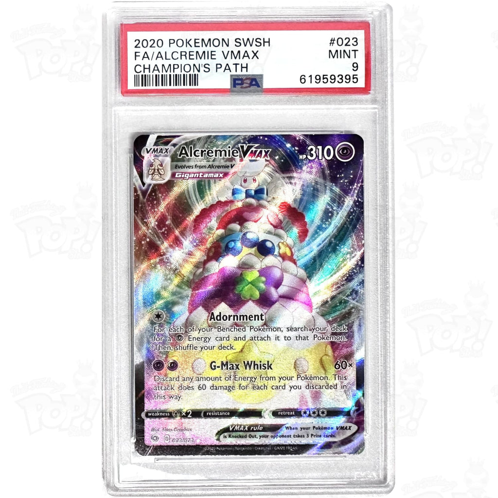 Pokemon TCG: Alcremie VMAX Champion's Path 23/73 PSA 9 #2 Pokemon TCG: Alcremie VMAX Champion's Path 23/73 PSA 9 #2
