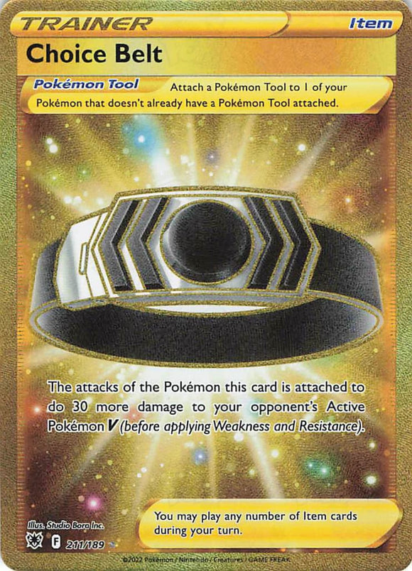 Pokemon Tcg: Astral Radiance Choice Belt (Secret) 211/189 / Ultra Rare Trading Cards