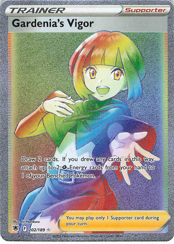 Pokemon Tcg: Astral Radiance Gardenias Vigor (Secret) 202/189 / Ultra Rare Trading Cards