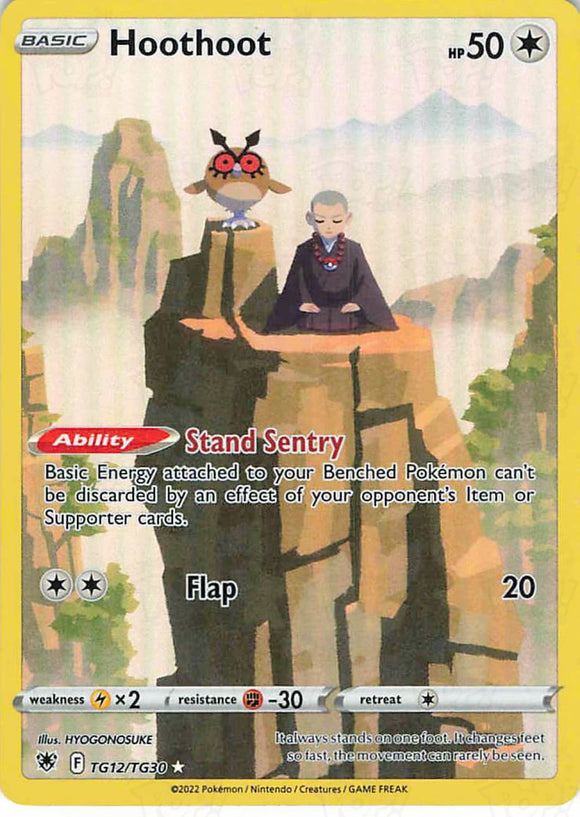 Pokemon Tcg: Astral Radiance Hoothoot Tg12/tg30 / Ultra Rare Trading Cards
