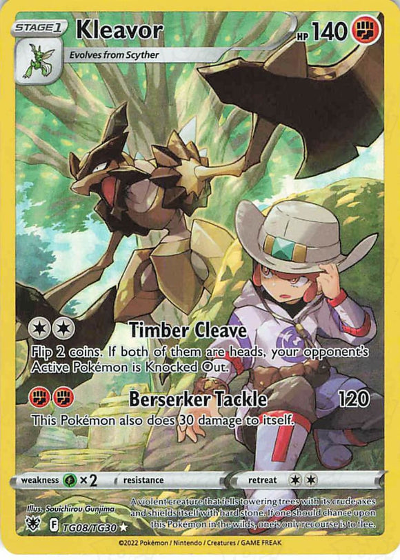 Pokemon Tcg: Astral Radiance Kleavor Tg08/tg30 / Ultra Rare Trading Cards