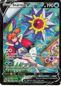 Pokemon Tcg: Astral Radiance Starmie V Tg13/tg30 / Ultra Rare Trading Cards