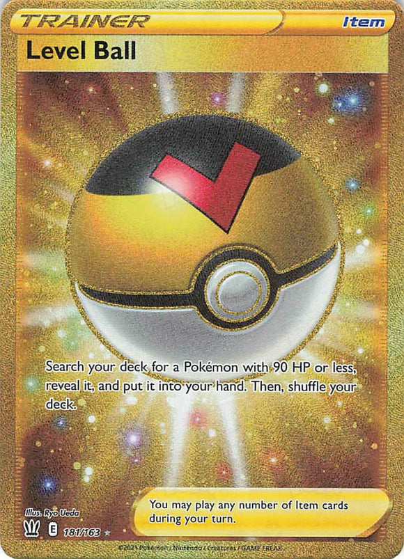 Pokemon TCG: Battle Styles: Level Ball (Secret) 181/163 Trading Cards