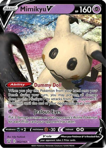 Pokemon TCG: Battle Styles: Mimikyu V 062/163 Ultra Rare Trading Cards