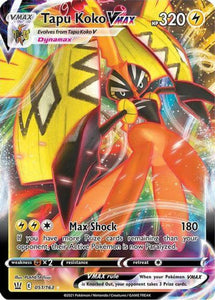 Pokemon TCG: Battle Styles: Tapu Koko Vmax 051/163 Ultra Rare Trading Cards