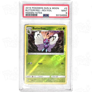 Pokemon Tcg: Butterfree Hidden Fates 3/68 Psa 9 Trading Cards