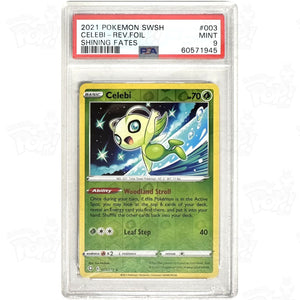 Pokemon Tcg: Celebi Shining Fates 003/072 / Reverse Holo Psa 9 Trading Cards