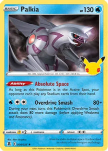 Pokemon TCG: Celebrations Palkia 004/025 / Holo Rare Pokemon TCG: Celebrations Palkia 004/025 / Holo Rare
