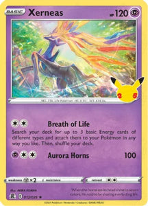 Pokemon TCG: Celebrations Xerneas 012/025 / Holo Rare