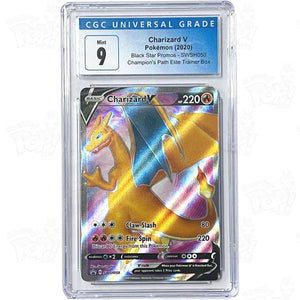 Pokemon TCG: Champions Path Charizard V Black Star Promo SWSH050 CGC 9 Pokemon TCG: Champions Path Charizard V Black Star Promo SWSH050 CGC 9