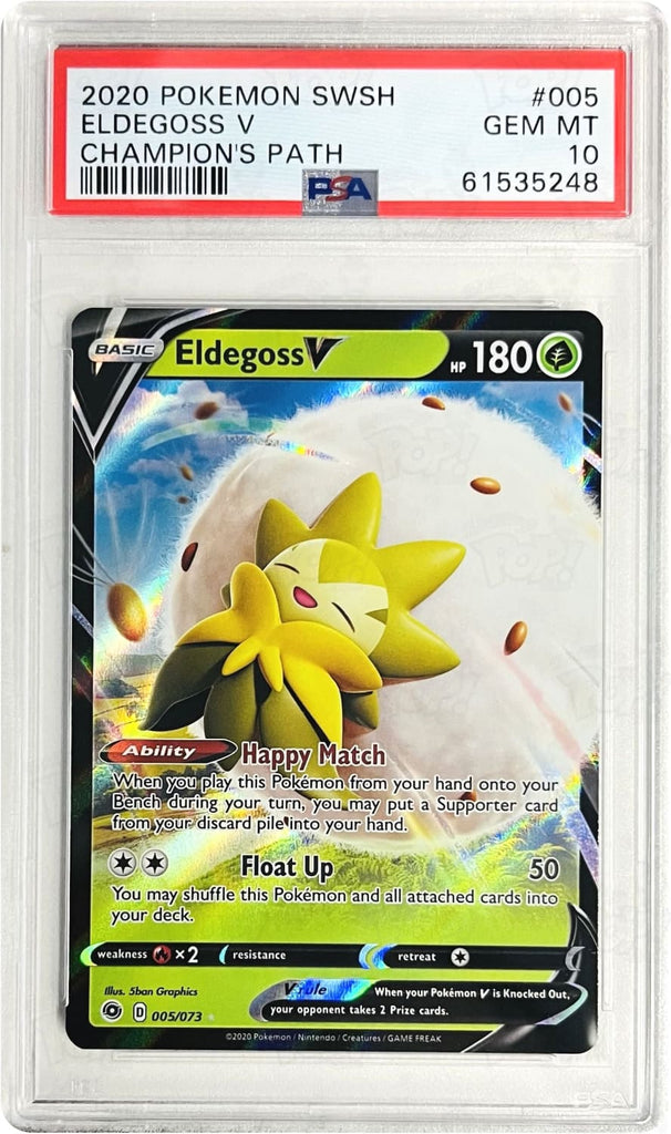 Pokemon TCG: Champion's Path Eldegoss V 05/73 / Ultra Rare PSA 10