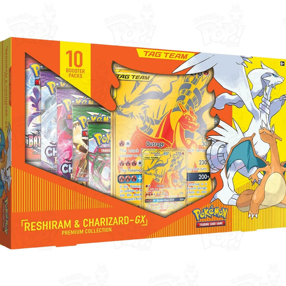 Pokemon TCG: Charizard Reshriam Gx Premium Collection Trading Cards