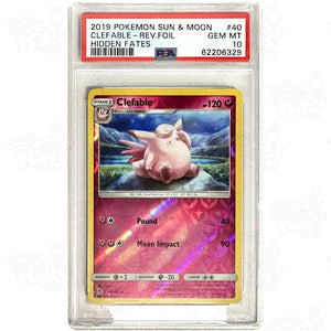 Pokemon Tcg: Clefable Hidden Fates 40/68 Psa 10 Trading Cards