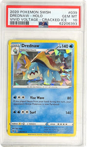 Pokemon Tcg: Deck Exclusives Drednaw 039/185 / Cracked Ice Holo Psa 10 #2 Trading Cards