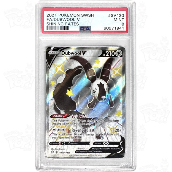 Pokemon Tcg: Dubwool V Sv120/Sv122 Psa 9 Trading Cards