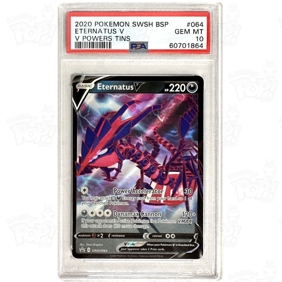 Pokemon Tcg: Eternatus V Swsh064 Psa 10 Trading Cards