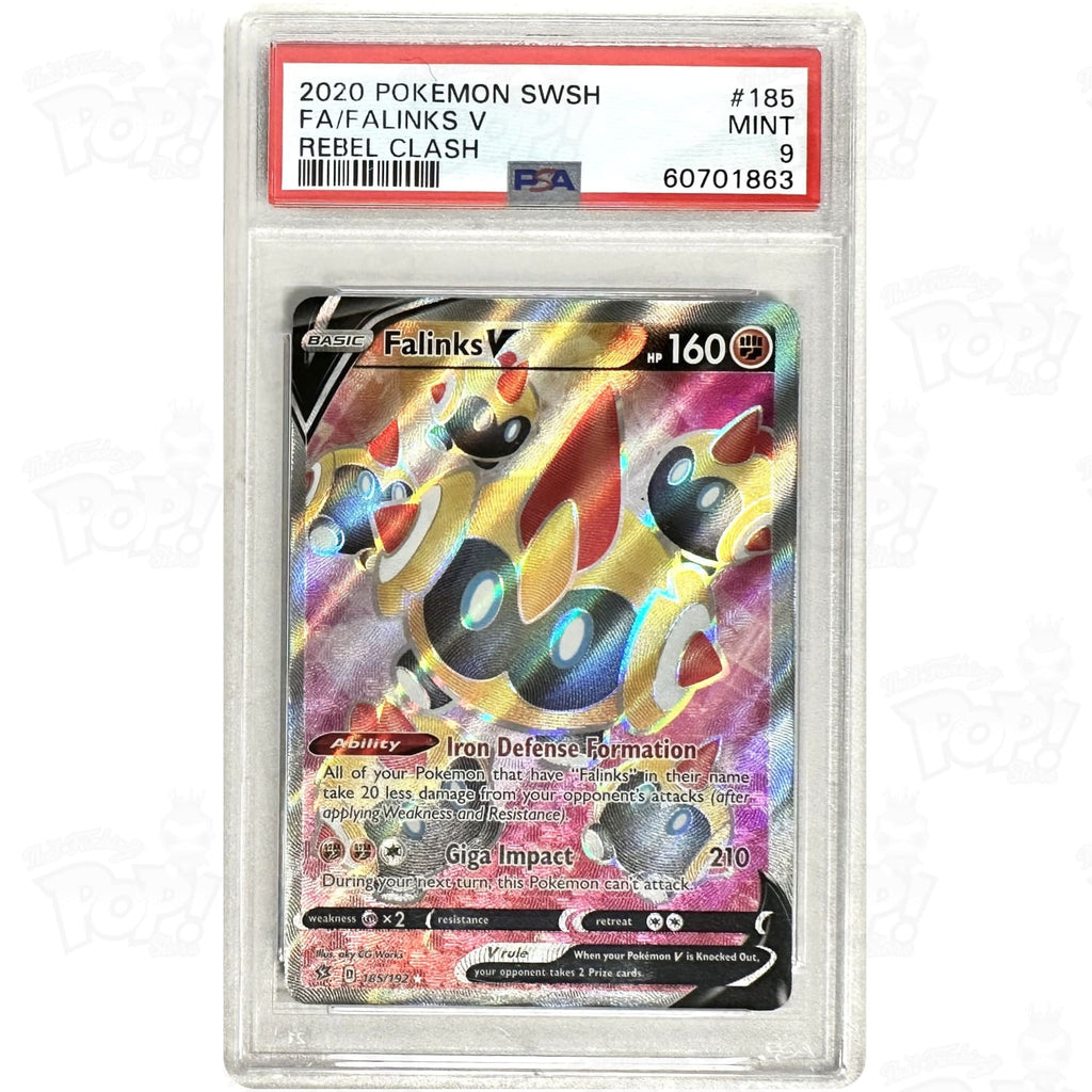 falinks v pokemon card value TCG: (Full Art) SWSH02: Rebel Clash 185/192 / Ultra Rare PSA 9 Shiny Vault Singles Anyone else collecting FFVIII Style:Blast from the Past gem mint