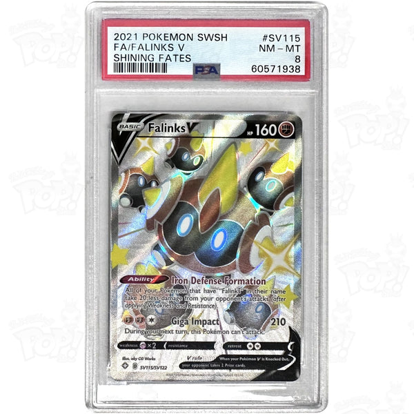 Pokemon TCG: Falinks V SV115/SV122 PSA 8