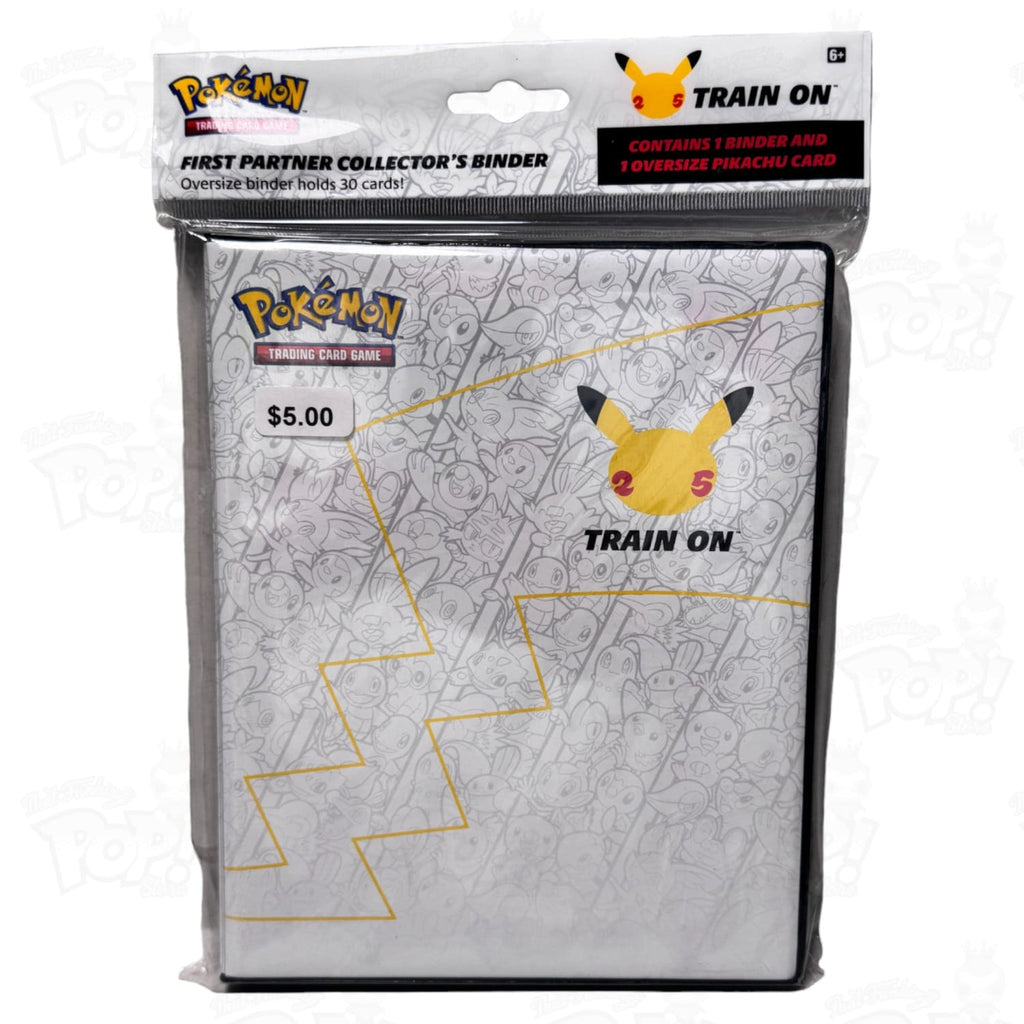 Pokemon TCG: First Partner Collector's Binder + Oversize Pikachu Card