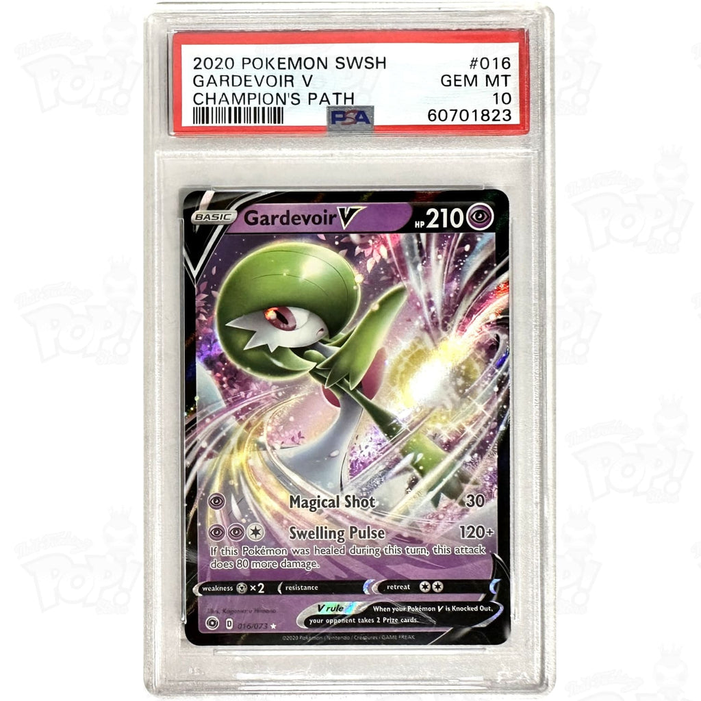 Pokemon TCG: Gardevoir V Champion's Path 16/73 / Ultra Rare PSA 10