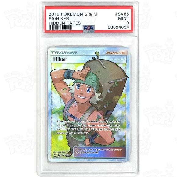 Pokemon Tcg: Hidden Fates: Shiny Vault Hiker Sv85/sv94 / Holo Rare Psa 9 Trading Cards