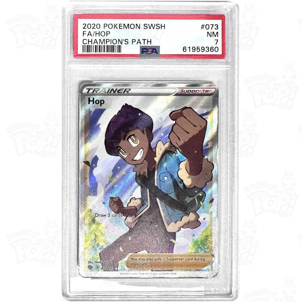 Pokemon TCG: Hop (Full Art) Champion's Path 73/73 PSA 7