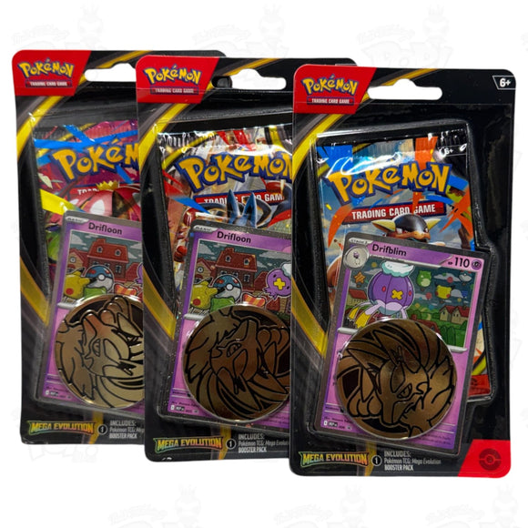 Pokemon TCG: Mega Evolutions 1 Checklane Blister (3-Pack) Trading Cards