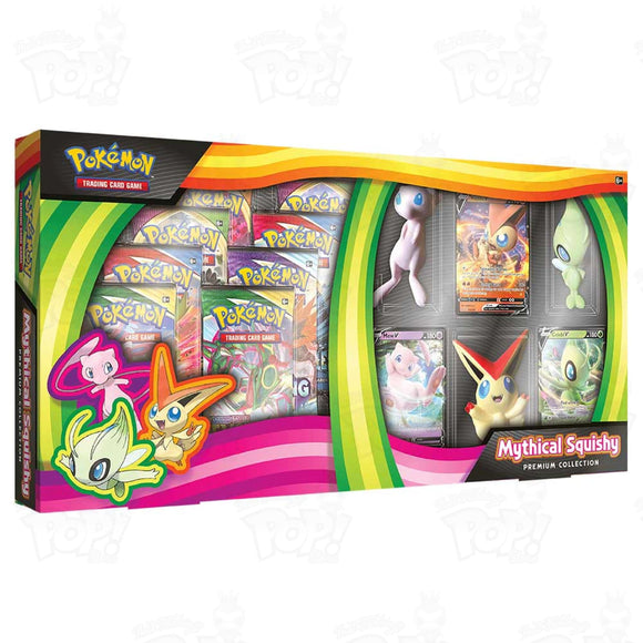 Pokemon TCG: Mythical Squishy Premium Collection Trading Cards