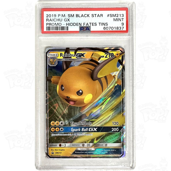 Pokemon Tcg: Raichu Gx Sm213 / Promo Psa 9 #2 Trading Cards