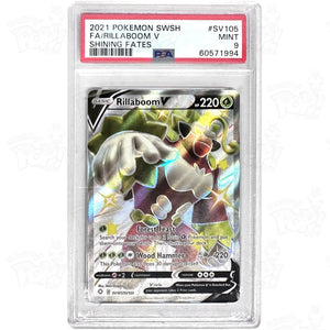 Pokemon Tcg: Rillaboom V Sv105/Sv122 Psa 9 Trading Cards