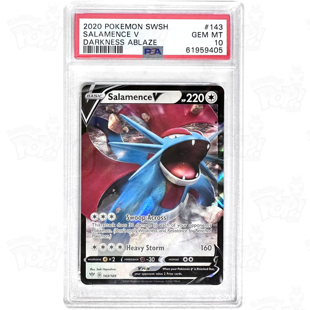 salamence v pokemon card value TCG: SWSH03: Darkness Ablaze 143/189 PSA 10 The item available is Disney Lorcana Trading Card Variant:Lotus Field Combo tag-teens-tweens