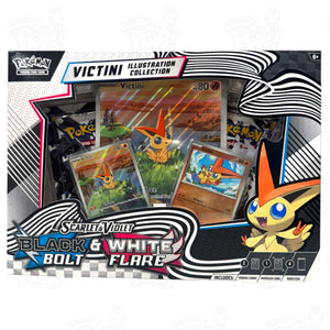 pokémon - trading card game: unova victini illustration collection Pokemon TCG: Scarlet & Violet Black Bolt & White Flare Unova Victini Illustration Collection