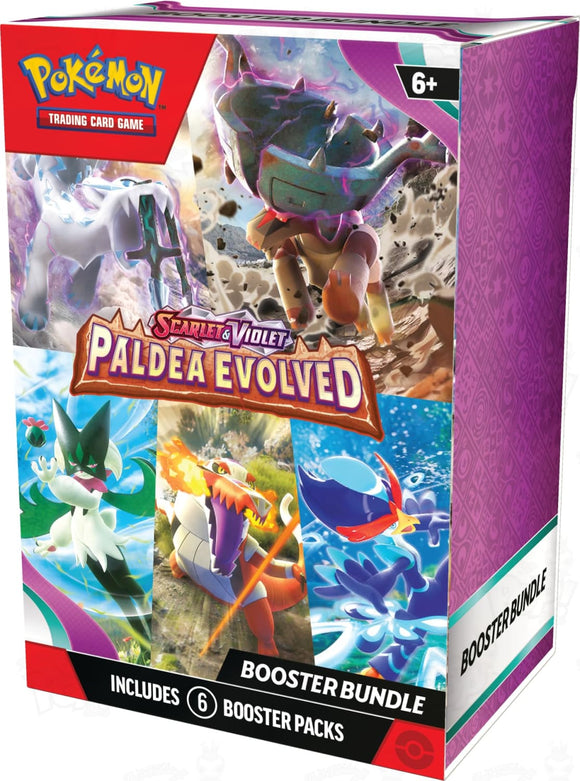 Pokemon Tcg: Scarlet & Violet - Paldea Evolved Booster Bundle Trading Cards