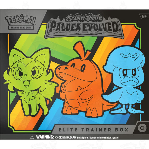 Pokemon Tcg: Scarlet & Violet: Paldea Evolved Elite Trainer Box Trading Cards