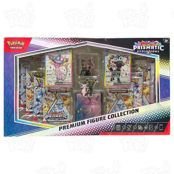 Pokemon TCG: Scarlet & Violet - Prismatic Evolutions Premium Figure Collection [Damaged Box] Trading Cards