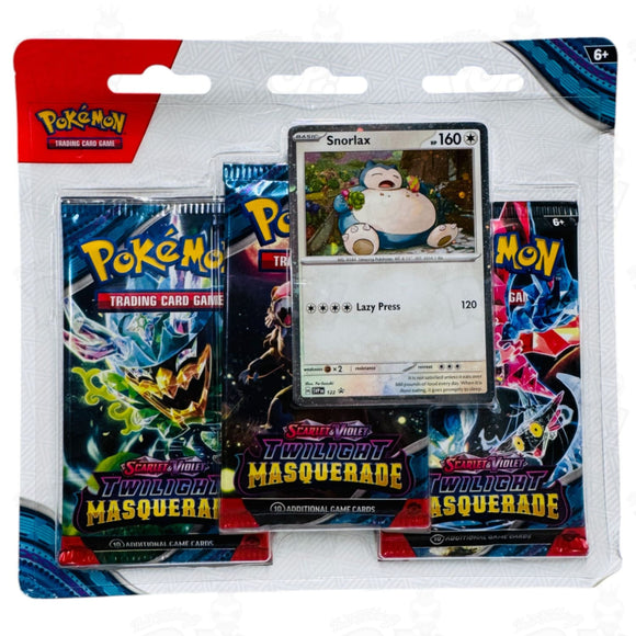 Pokemon TCG: Scarlet & Violet Twilight Masquerade 3-Pack Blister (S) Trading Cards