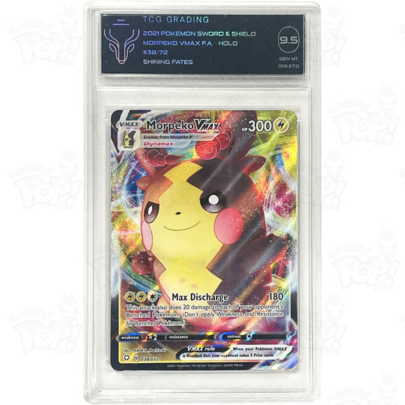 Pokemon Tcg: Shining Fates 038/072 / Ultra Rare Morpeko Vmax Tcg 9.5 Gem Mint Trading Cards