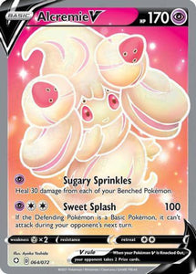 Pokemon TCG: Shining Fates: Alcremie V (Full Art) 064/072 / Ultra Rare Trading Cards