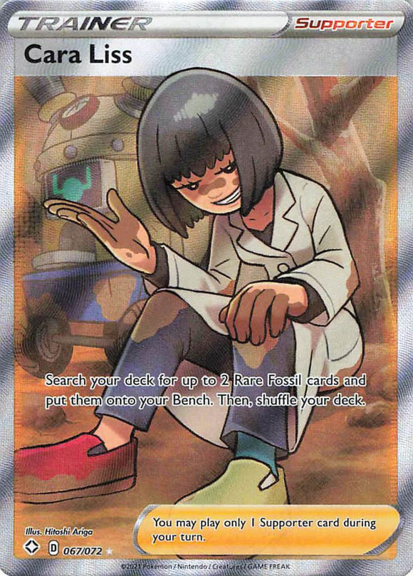 Pokemon Tcg: Shining Fates Cara Liss (Full Art) 067/072 / Ultra Rare Trading Cards