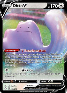 Pokemon TCG: Shining Fates: Ditto V 050/072 / Ultra Rare Trading Cards