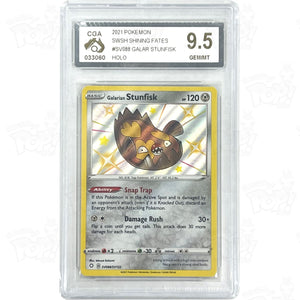 Pokemon TCG: Shining Fates: Shiny Vault Galarian Stunfisk SV088/SV122 Pokemon TCG: Shining Fates: Shiny Vault Galarian Stunfisk SV088/SV122