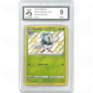 dartrix pokemon card Pokemon TCG: Shining Fates: Shiny Vault SV002/SV122 / Shiny Holo Rare Dartrix CGA 9