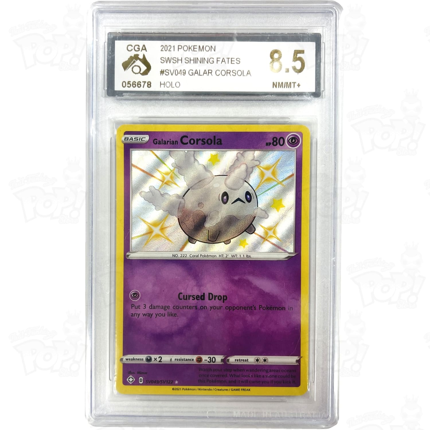 Pokemon TCG: Shining Fates: Shiny Vault SV049/SV122 / Shiny Holo Rare Pokemon TCG: Shining Fates: Shiny Vault SV049/SV122 / Shiny Holo Rare