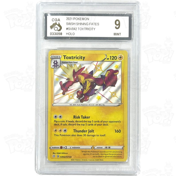Pokemon Tcg: Shining Fates: Shiny Vault Toxtricity Sv042/sv122 / Holo Rare Trading Cards