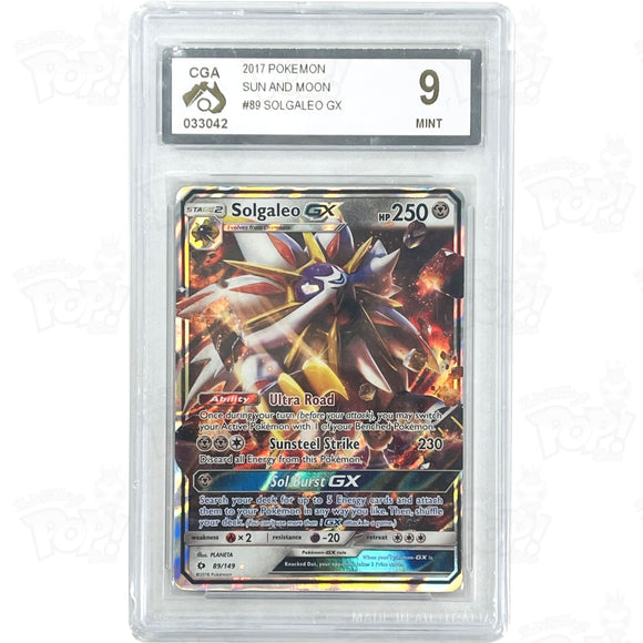 Pokemon TCG: SM Base Set Solgaleo GX 89 / Ultra Rare CGA 9 Pokemon TCG: SM Base Set Solgaleo GX 89 / Ultra Rare CGA 9