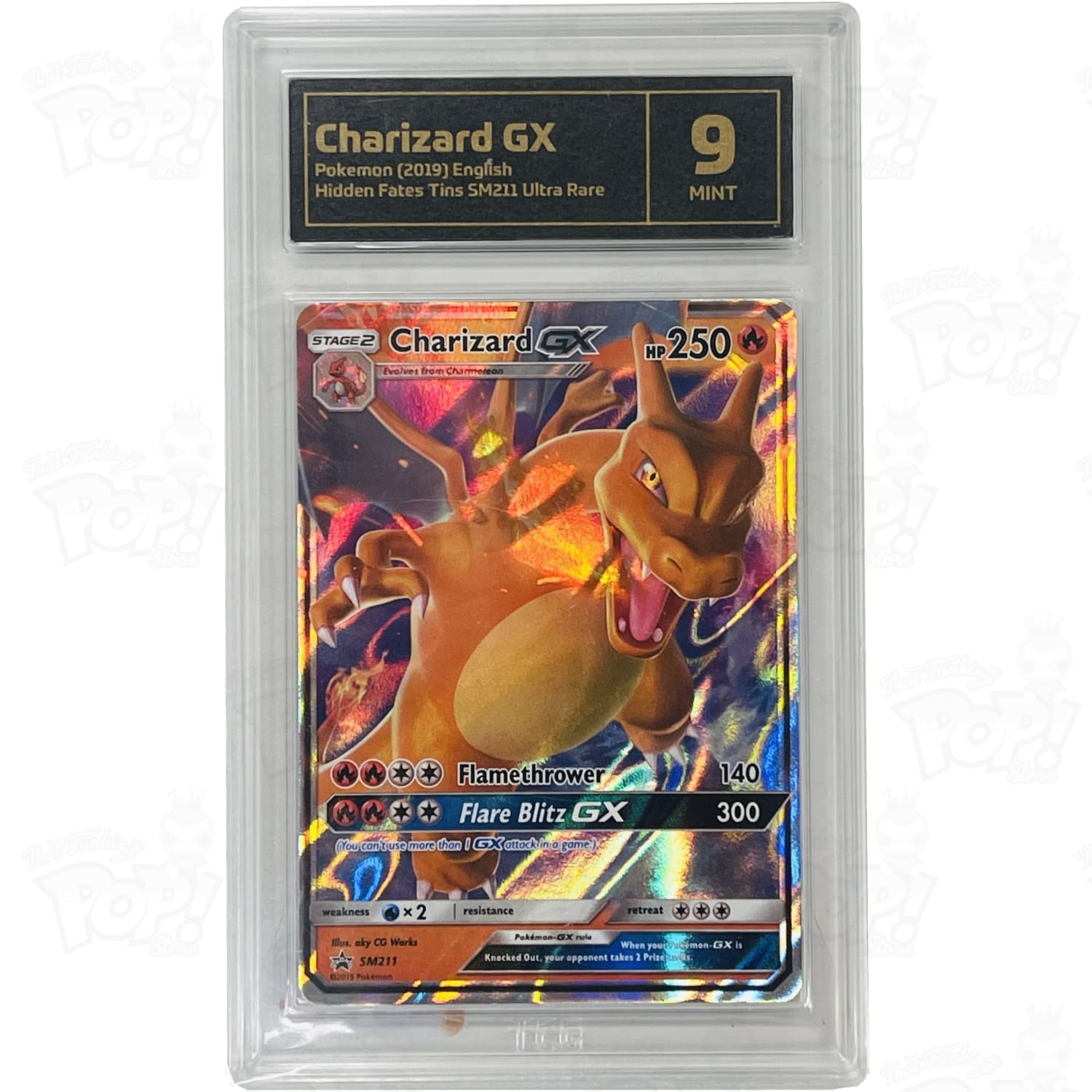 Pokemon TCG: SM Promos SM211 / Promo Charizard GX TCG 9 Mint Pokemon TCG: SM Promos SM211 / Promo Charizard GX TCG 9 Mint