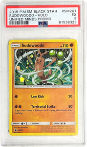 Pokemon Tcg: Sm Promos Sudowoodo Sm207 / Promo Psa 5 Trading Cards